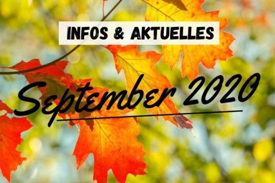 Aktuelles im September 2020